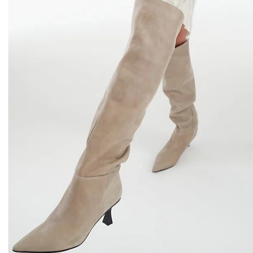 nib FREE PEOPLE Rocky Slouch Knee High Boots - Picture 2 of 13